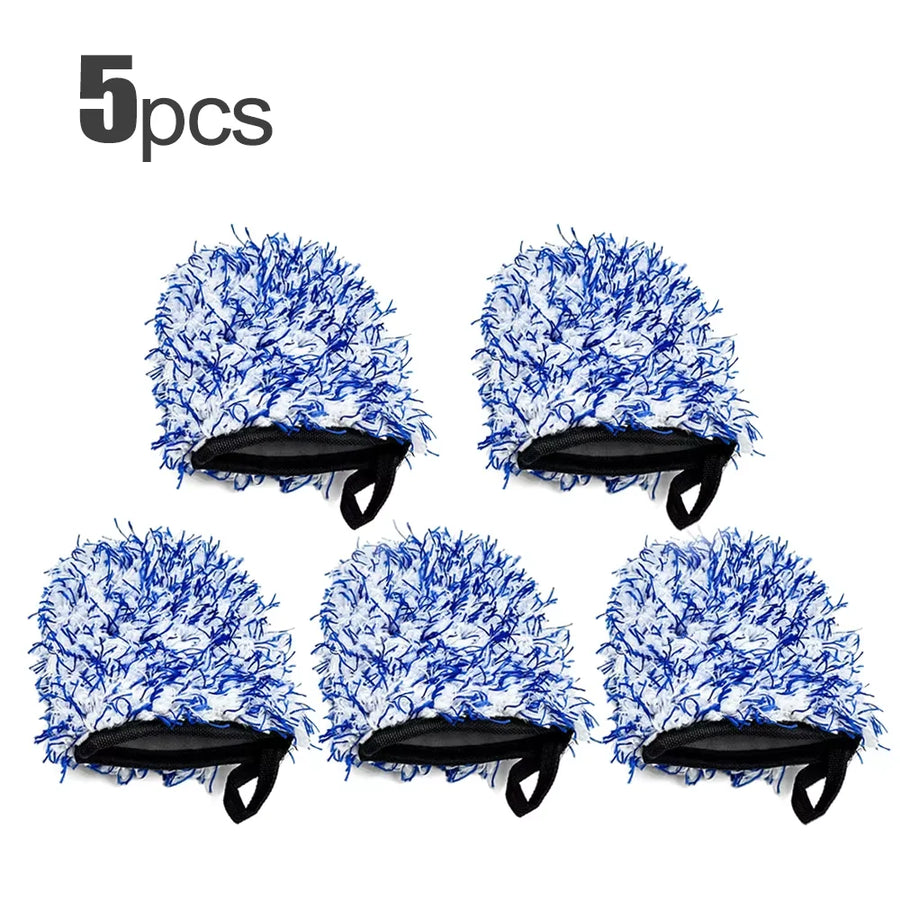 Microfiber Wheel Cleaning Mitts for Rims & Spokes