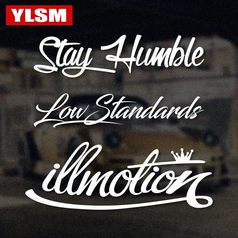 JDM Lowrider Reflective Windshield Decal