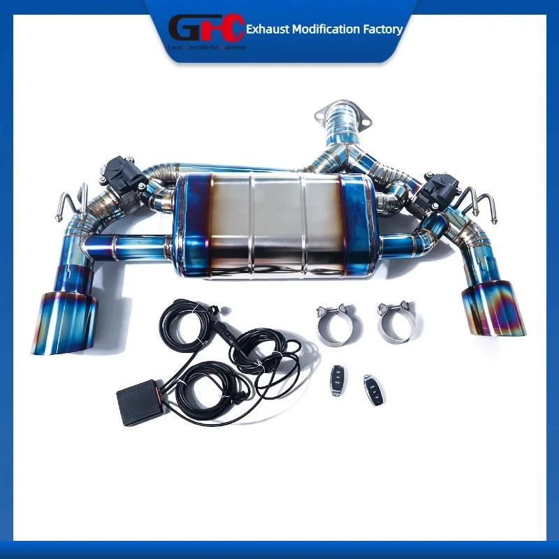 Titanium Alloy Valved Cat-Back Exhaust System for Mitsubishi 2008-2015