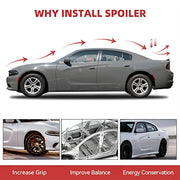 Gloss Black Rear Trunk Spoiler for Dodge Charger 2015-2023