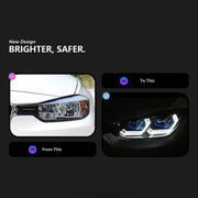 LED Headlight Assembly Set for 2012–2019 BMW F30