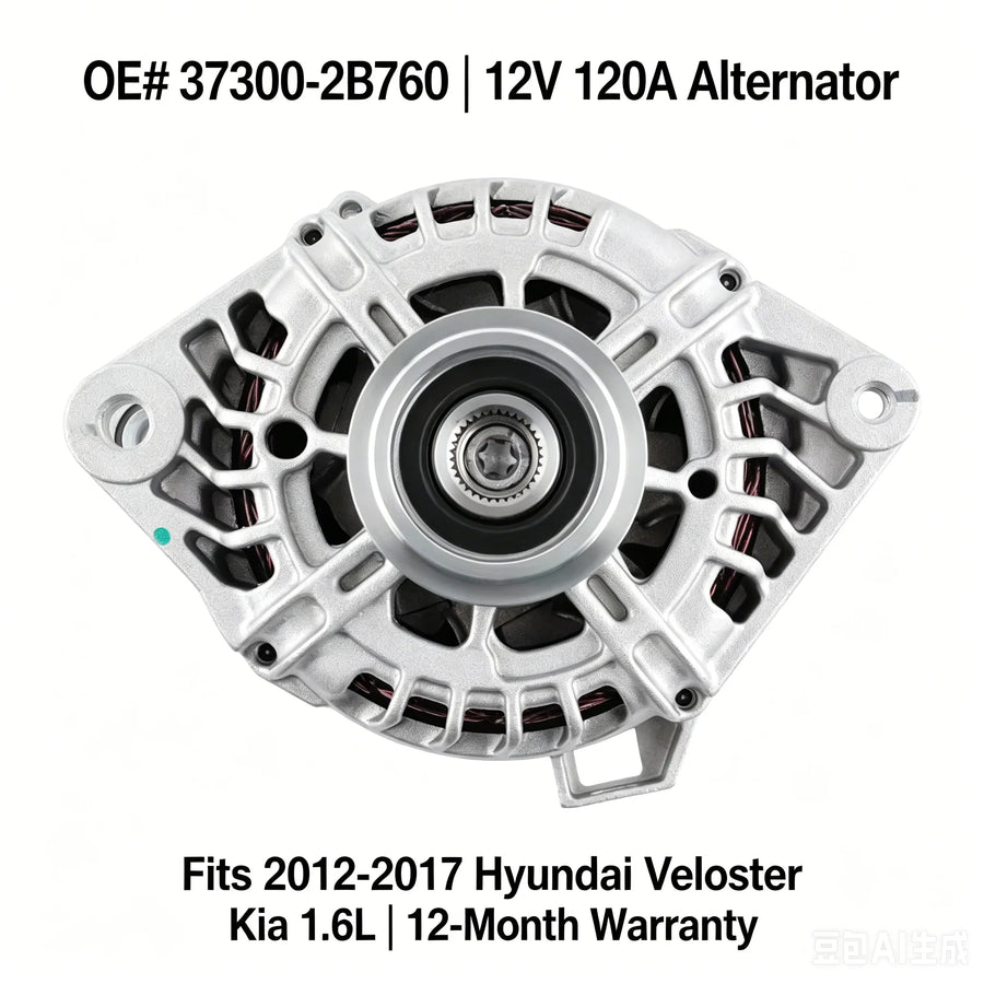 120A Alternator for Hyundai Veloster & Kia Soul/Forte 2011-2017