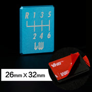 Manual Transmission Shift Pattern Decal