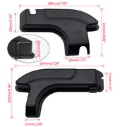Rear Defogger Cable Covers for 2018–2024 Jeep Wrangler JL/4xe – Pair