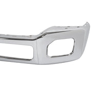 Chrome Front Bumper with Fog-Light Openings for Ford F-250/F-350 2011–2016