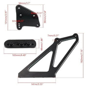 Rear Spoiler Mounting Bracket Set for Honda Civic Type R FL5 2023-2026