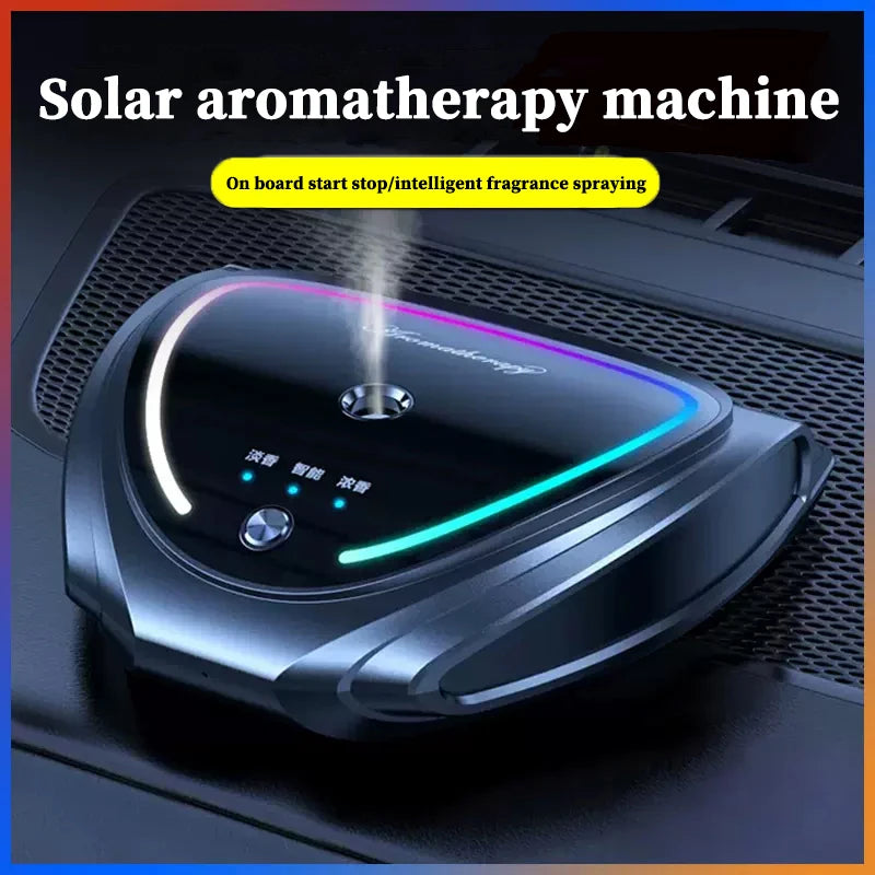 Solar-Powered RGB Car Window Ambient Light