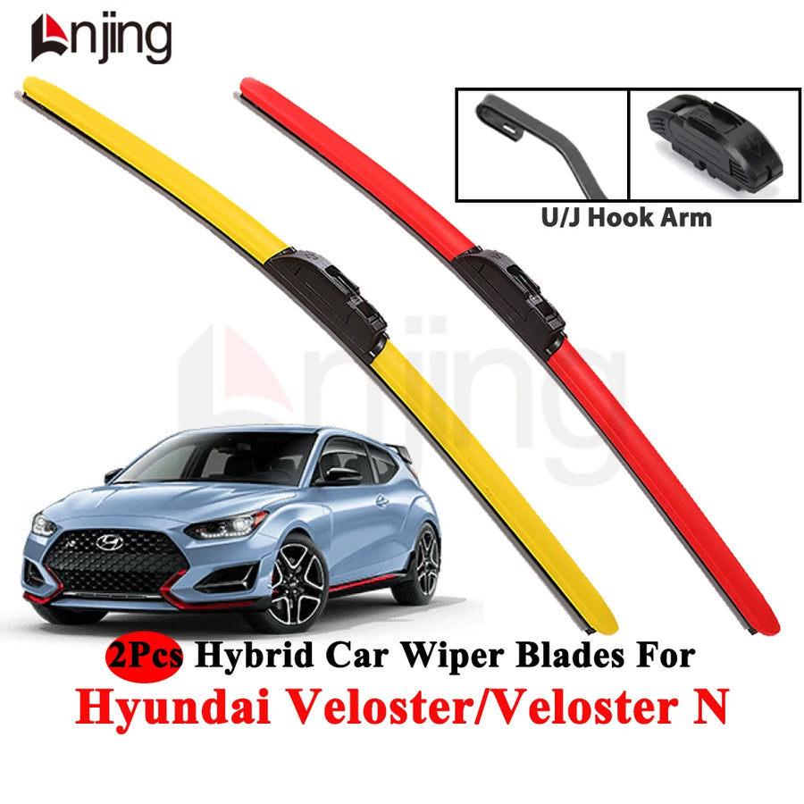 Windshield Wiper Blade Set for Hyundai Veloster N -Now and Newer 2011