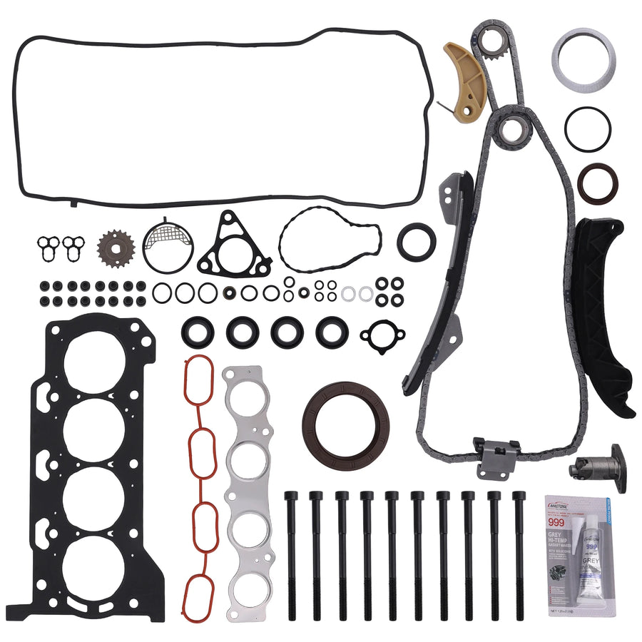 Head Gasket and Timing Chain Kit for 2008–2016 2ZR-FE 1.8L Engines