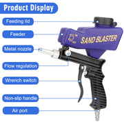 Handheld Gravity-Feed Spot Sandblaster Gun