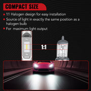 2-Piece 9005 LED Headlight Bulb – 6500K