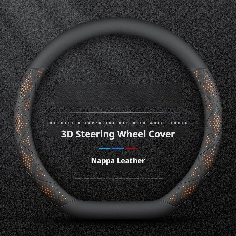 Microfiber 38CM Steering Wheel Cover for Hyundai IONIQ 5 5 N 6 6 N 9 Electric Sporty