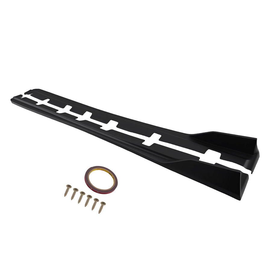 Matte Black Side Skirt Extensions for 2014–2020 Lexus IS