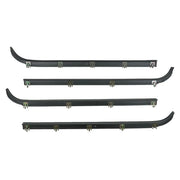 6-Piece Weatherstrip Set Window Sweep Run Channel for Ford F150 F250 F350 Pickup