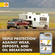 Shell Rotella T5 Synthetic Blend 15W-40 Diesel Engine Oil, 2.5 Gallon