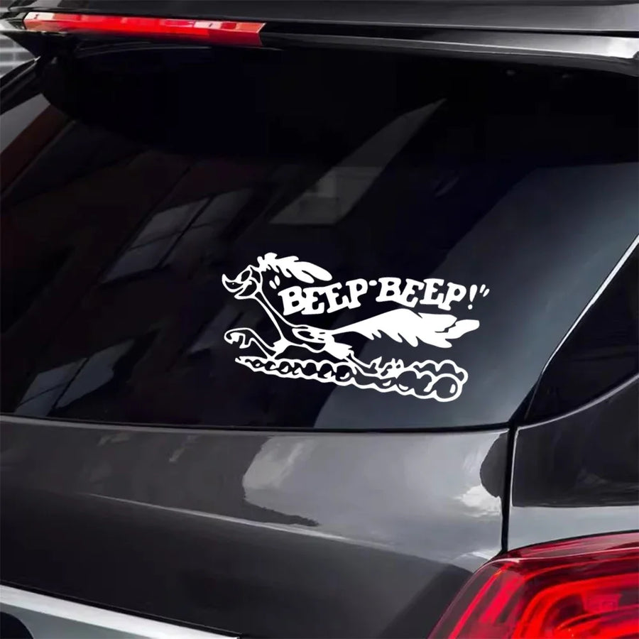 Road Runner Cartoon Vinyl Decal – Two Sizes