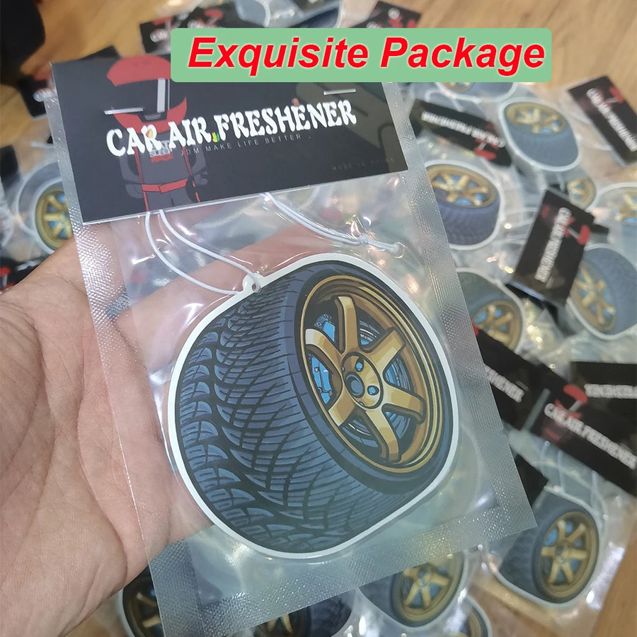 Initial D and JDM-Style Hanging Car Air Freshener