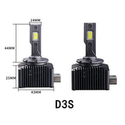 D1S/D2S/D3S/D4S/D5S/D8S LED Headlight Conversion Bulb – CANBUS