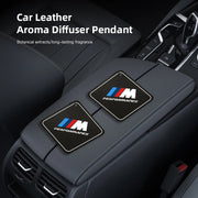 Leather Cologne Car Air Freshener Hanging Pendant