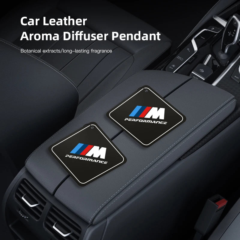 Leather Cologne Car Air Freshener Hanging Pendant
