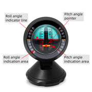 OMP Digital Car Inclinometer, Slope Meter and Compass