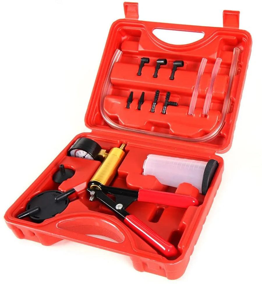 Handheld Vacuum Pump and Brake Bleeder Test Kit