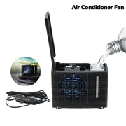 Car Air Conditioner 12V Electronic Water Cooling Adjustable Cooling Fan Removable Air Cooler Portable Water Chiller