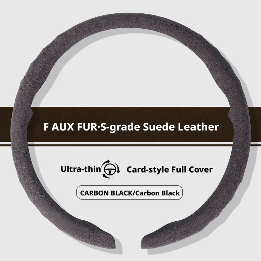 Ultra-Thin Suede Steering Wheel Cover for Select Jeep Models