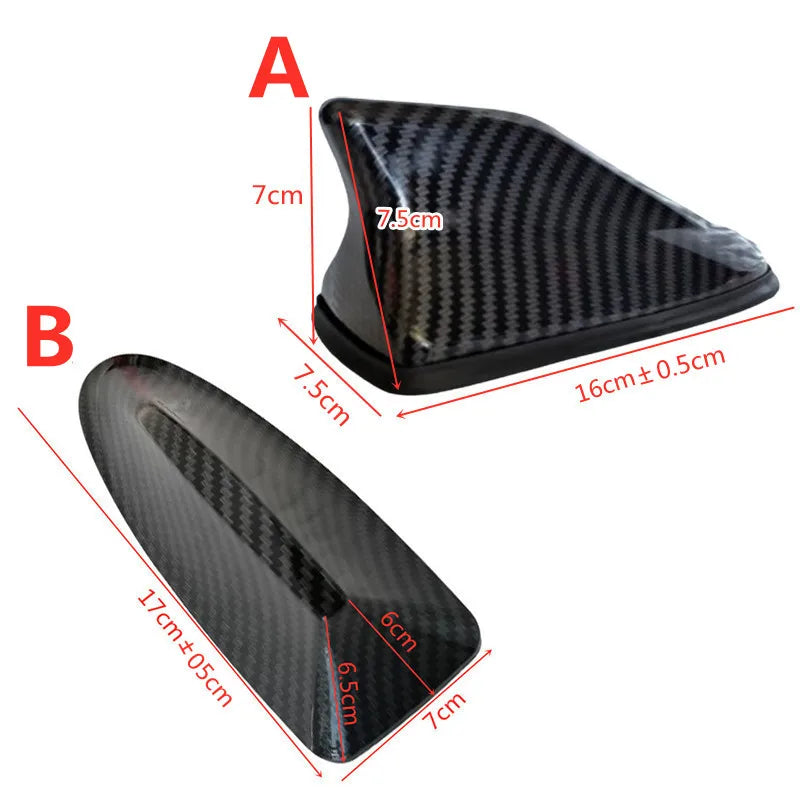Universal Carbon-Look Shark Fin Antenna Cover