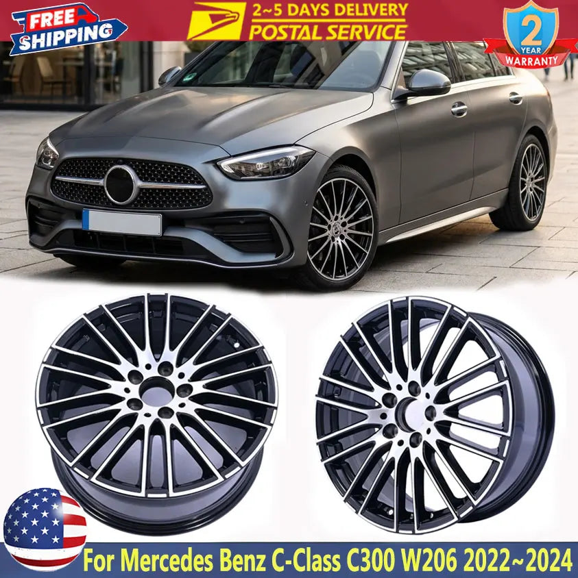 Mercedes-Benz C-Class W206 18 x 7.5-Inch Front Alloy Wheel – 2022–2024