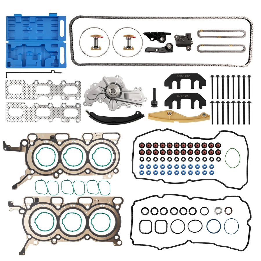 3.5L Timing Chain and Water Pump Kit for 2007–2010 Ford Edge/Taurus X