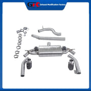 304 Stainless Steel Valved Cat-Back Exhaust System for Audi A3 2014-2023