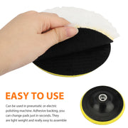 Drill-Mounted Foam Buffing and Polishing Pad Kit