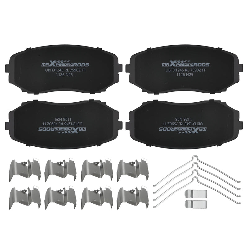 Front Ceramic Brake Pad Set for Mazda CX-5/CX-7/CX-9 & Ford Edge