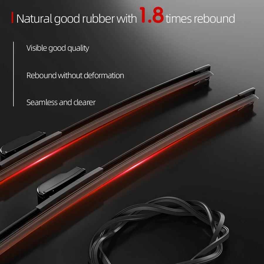Set Front and Rear Windshield Wiper Blades Windscreen Wipers for Jeep Grand Cherokee Wk2 2013-2020