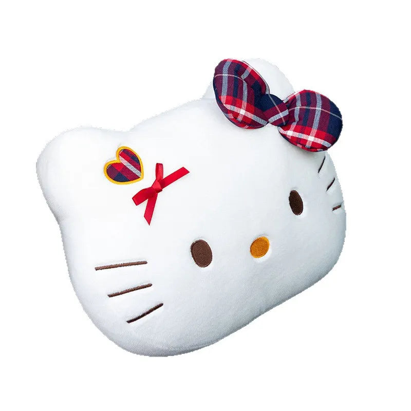 Hello Kitty Plush Car Headrest Pillow and Seat Belt Shoulder Pad Set