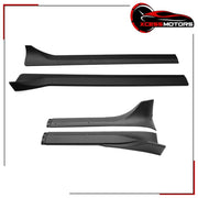 Matte Black Side Skirt Extension Set for 2025–2026 Tesla Model Y