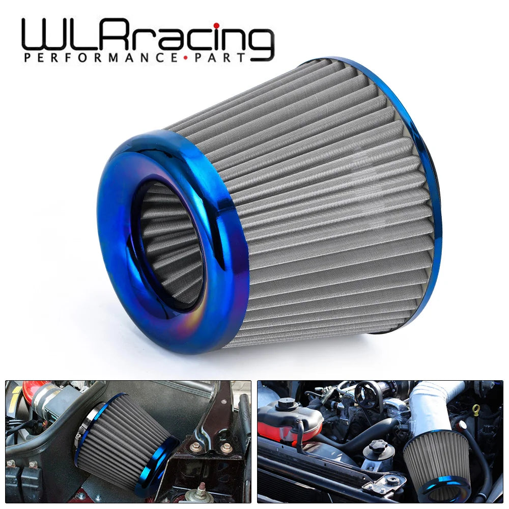 Universal 3-Inch 76mm High-Flow Cold Air Intake Filter