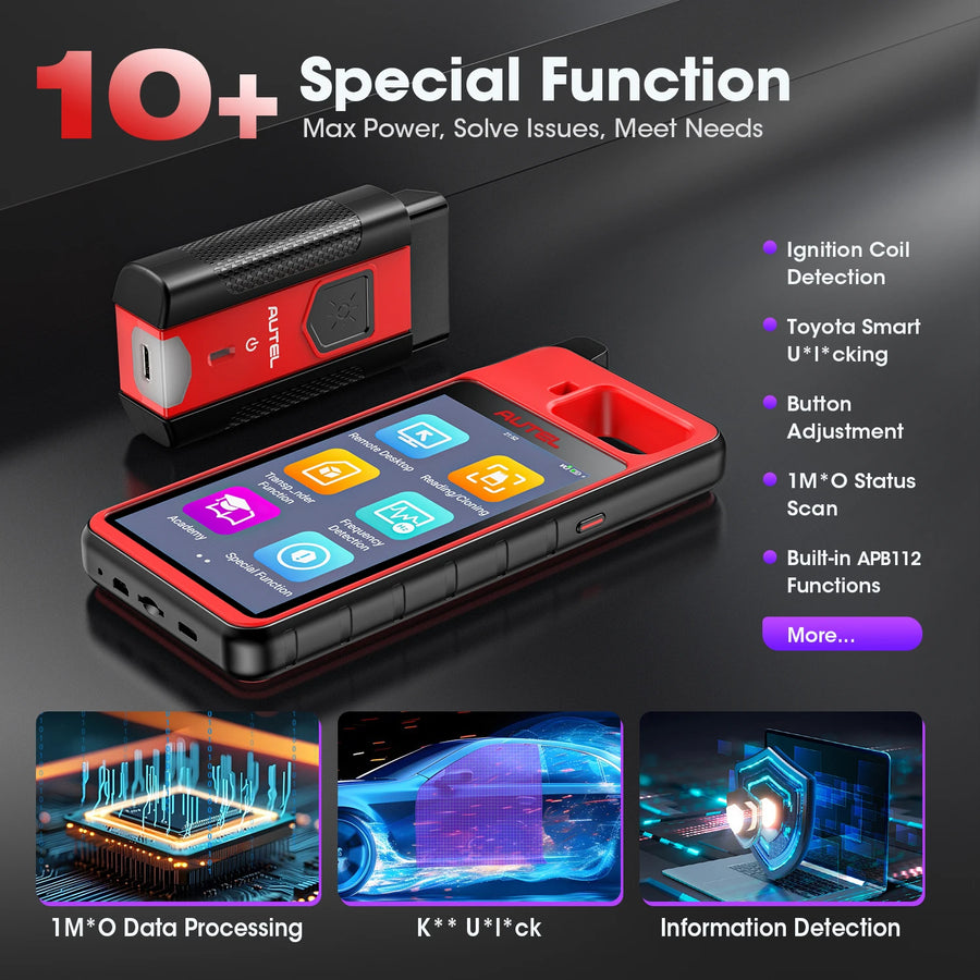 Autel MaxiIM KM100/KM100X Key Fob Programming and Immobilizer Tool