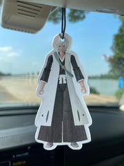 Toshiro Hitsugaya Bleach Anime Figure‑Style Hanging Car Air Freshener