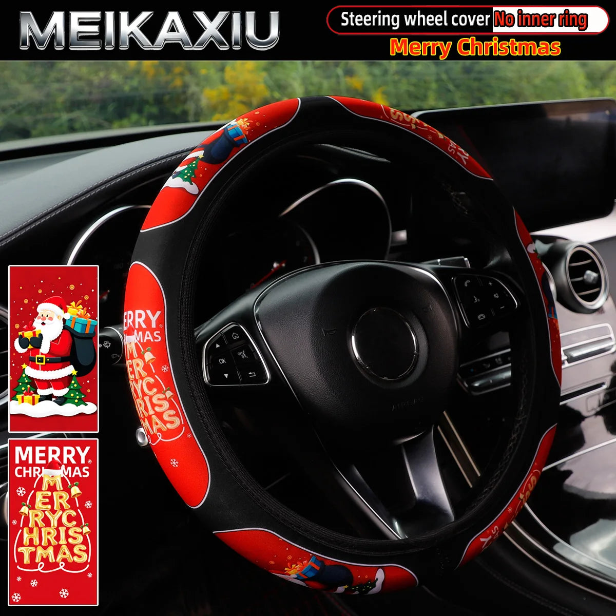 Steering Wheel Cover – red, 38CM