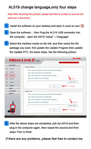 Autel AutoLink AL619 ABS/SRS and OBD2 Code Reader