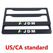 Black California-Style License Plate Frame