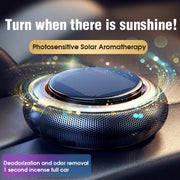 Solar-Powered Rotating Car Aroma Diffuser