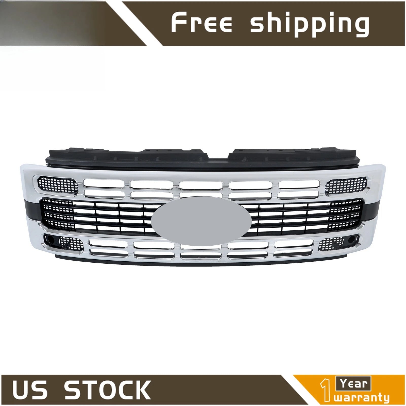 Front Grille for Ford F-250 XL Xlt 2023-2024