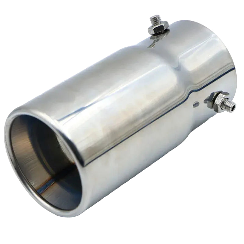 Universal Carbon-Fiber & Stainless Steel Exhaust Tip, 70/76mm