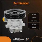 Power Steering Pump with Pulley for Jeep Wrangler JK 2012-2017