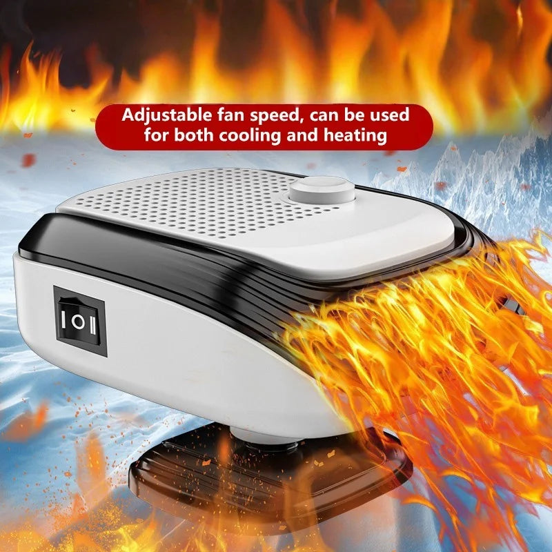 12V 24V Portable Car Heater and Defroster Fan