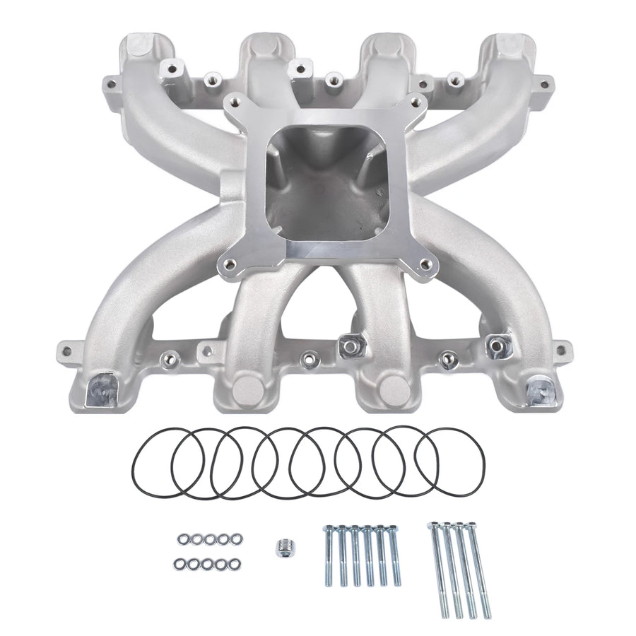 Single-Plane Carbureted Intake Manifold for Chevrolet LS1/LS2/LS6