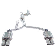304 Stainless Steel Valved Cat-Back Exhaust System for Audi S4 B8 2009-2016
